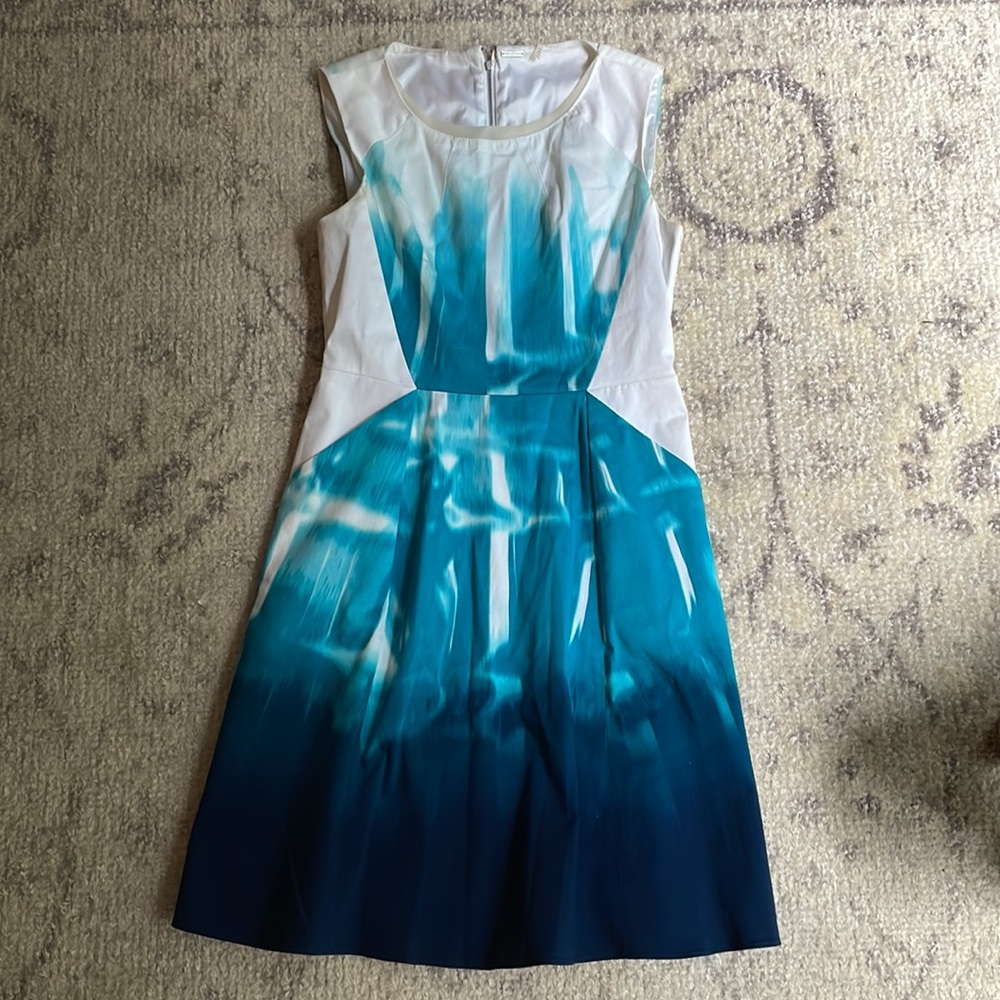 Elie Tahari Turquoise Blue Dress size 6